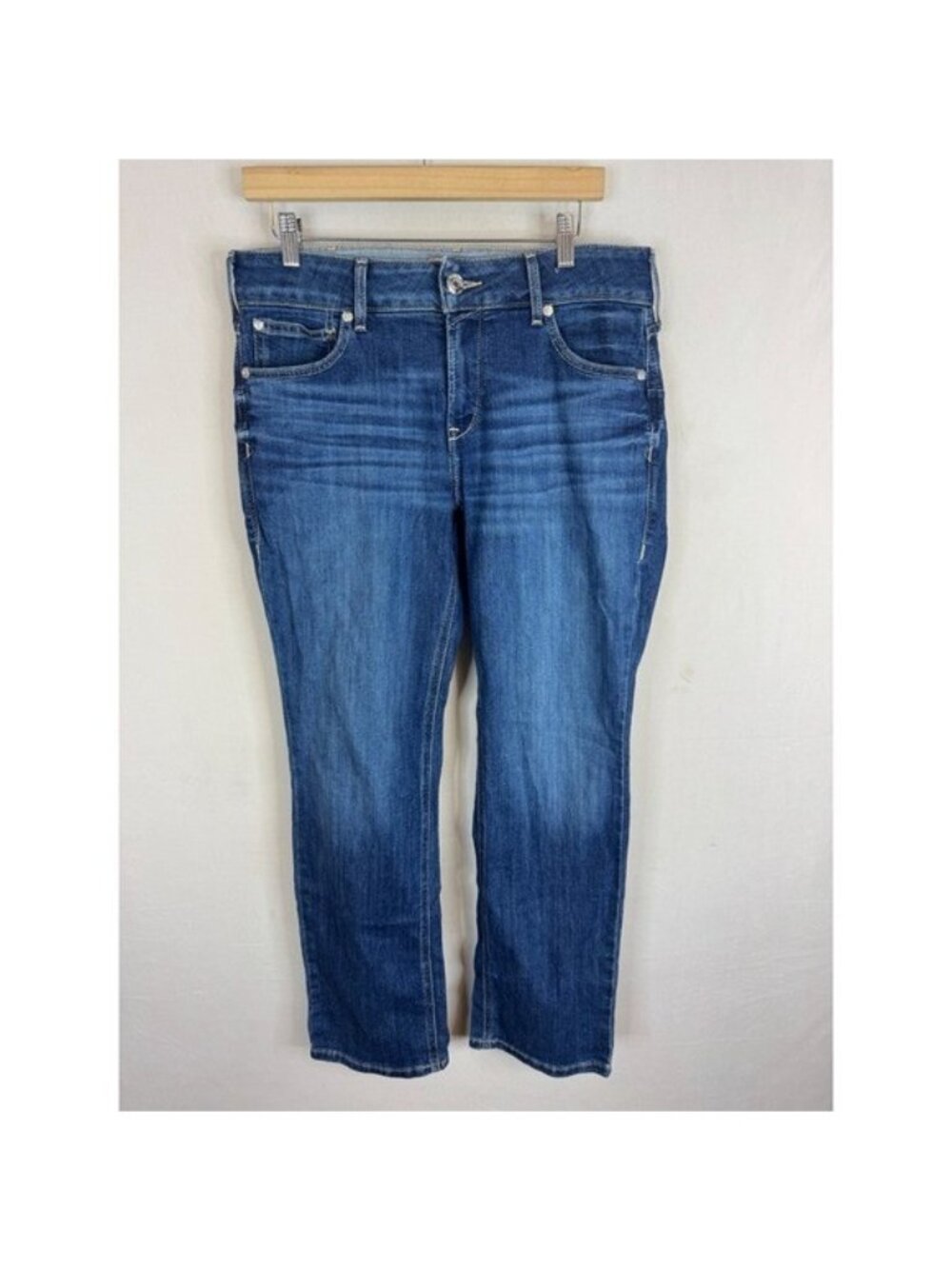 Ariat REAL Denim Mackenzie Perfect Rise Straight Jeans 31S Medium Wash 31x31